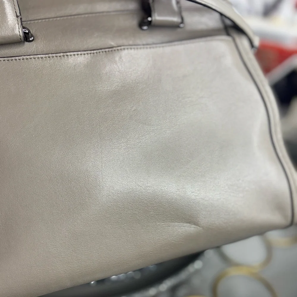 Coach 2015 calf leather Swagger Frame Satchel EUC - Picture 13 of 16